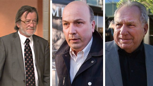 Martial Fillion, Frank Zampino et Bernard Trépanier Martial Fillion, Frank Zampino et Bernard Trépanier