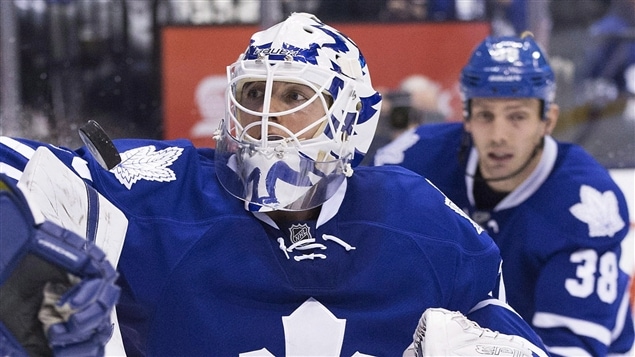 Le gardien Ben Scrivens Le gardien Ben Scrivens