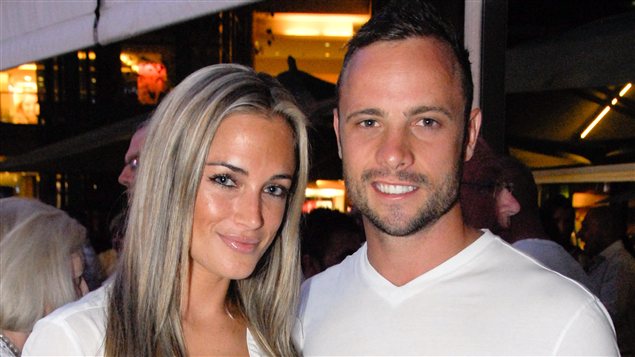 Oscar Pistorius et Reeva Steenkamp le 26 janvier dernier. Oscar Pistorius et Reeva Steenkamp le 26 janvier dernier.