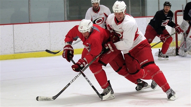 Eric (gauche) et Jordan Staal Eric (gauche) et Jordan Staal