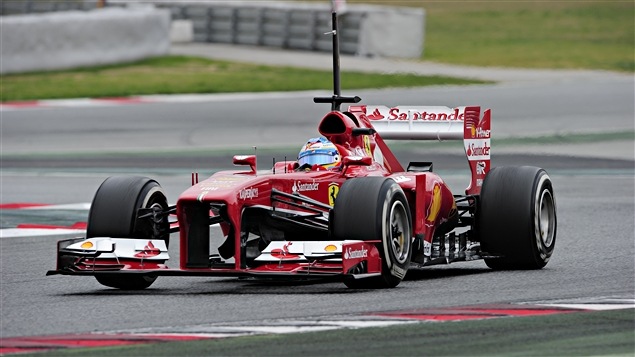 Fernando Alonso aux essais de Barcelone Fernando Alonso aux essais de Barcelone