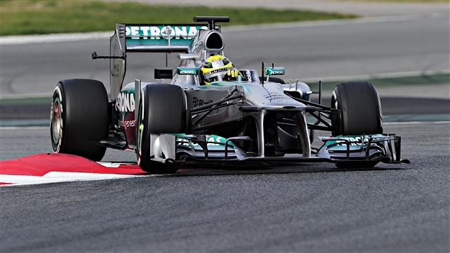 Nico Rosberg à Barcelone Nico Rosberg à Barcelone
