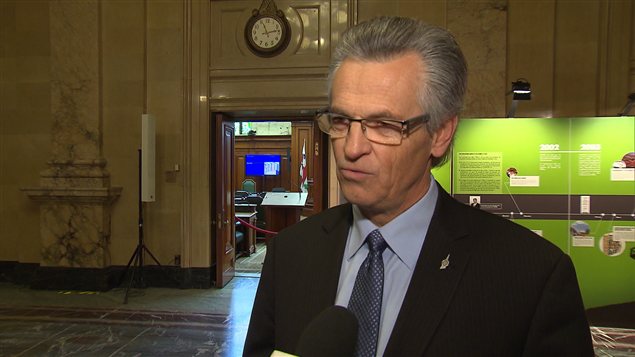 Le maire de l'arrondissement de Montréal-Nord, Gilles Deguire Le maire de l'arrondissement de Montréal-Nord, Gilles Deguire