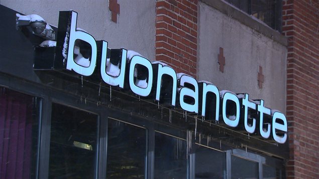 Enseigne du restaurant Buonanotte Enseigne du restaurant Buonanotte