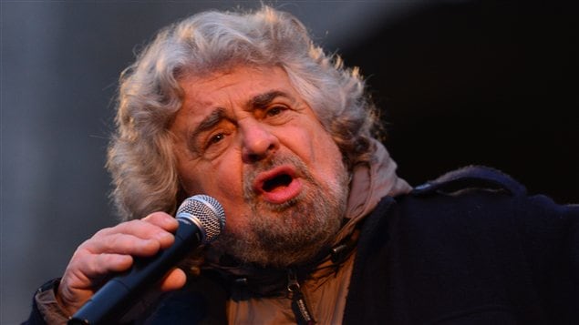 L'ancien acteur comique Beppe Grillo est à la tête du Mouvement cinq étoiles. L'ancien acteur comique Beppe Grillo est à la tête du Mouvement cinq étoiles.