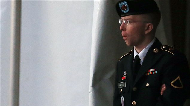 Bradley Manning, lors d'une comparution le 8 janvier dernier Bradley Manning, lors d'une comparution le 8 janvier dernier