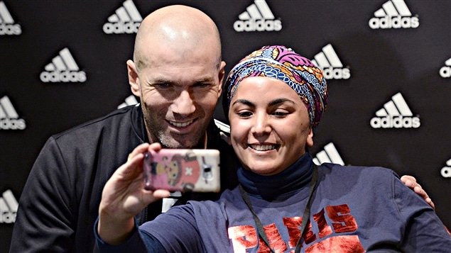 Zinédine Zidane en promotion Zinédine Zidane en promotion
