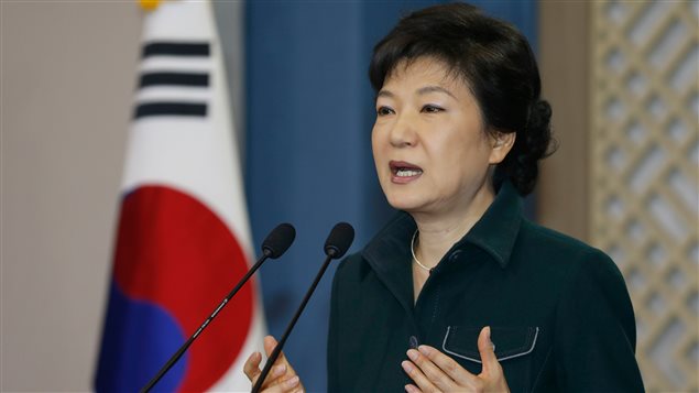 La présidente de la Corée du Sud, Park Geun-hye La présidente de la Corée du Sud, Park Geun-hye