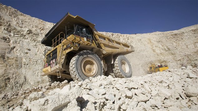 Une mine d'uranium canadienne (archives) Une mine d'uranium canadienne (archives)