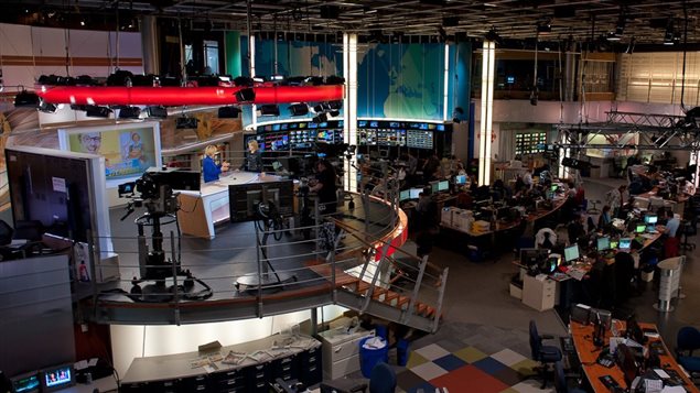 Le Centre de l'information de Radio-Canada, à Montréal Le Centre de l'information de Radio-Canada, à Montréal