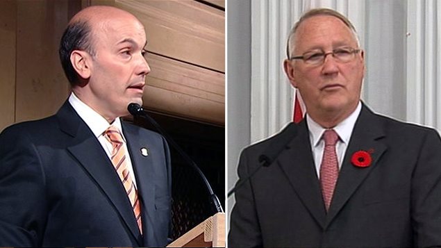 L'ex-président du comité exécutif Frank Zampino et l'ancien maire de Montréal Gérald Tremblay L'ex-président du comité exécutif Frank Zampino et l'ancien maire de Montréal Gérald Tremblay
