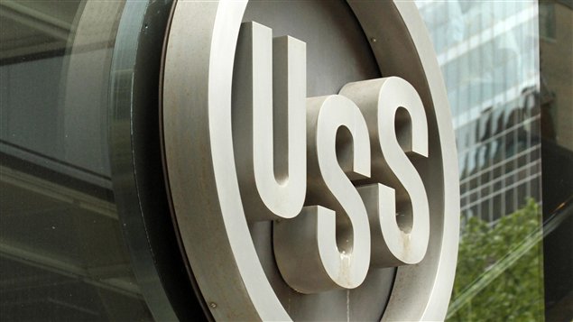 Le logo du géant manufacturier américain US Steel Le logo du géant manufacturier américain US Steel