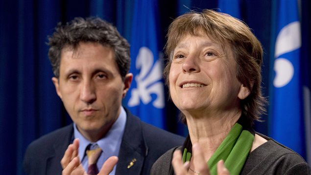 Françoise David et Amir Khadir Françoise David et Amir Khadir