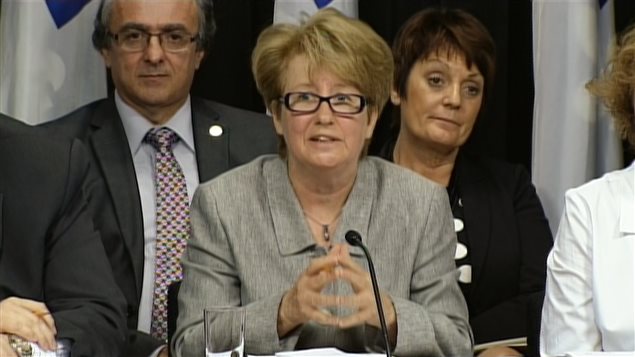 La ministre Agnès Maltais La ministre Agnès Maltais