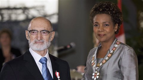 Henry Morgentaler avec Michaëlle Jean Henry Morgentaler avec Michaëlle Jean