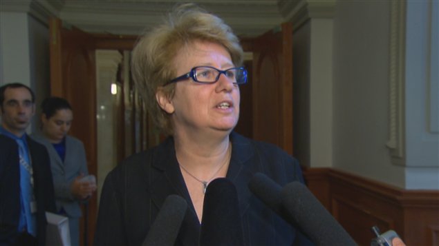 La ministre Agnès Maltais La ministre Agnès Maltais