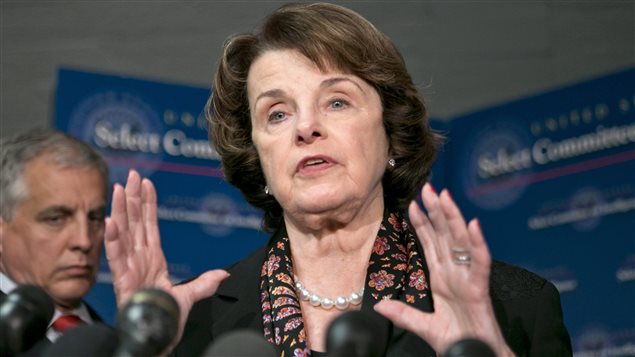 Dianne Feinstein, présidente de la commission du renseignement du Sénat (parti démocrate) Dianne Feinstein, présidente de la commission du renseignement du Sénat (parti démocrate)