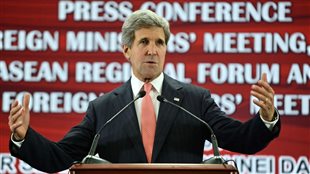 Le secrétaire d'État américain, John Kerry Le secrétaire d'État américain, John Kerry