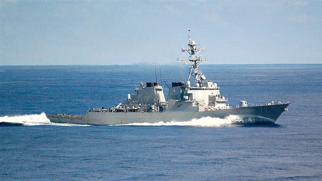 Le contre-torpilleur USS Mahan (archives) Le contre-torpilleur USS Mahan (archives)