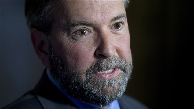 Thomas Mulcair, chef du NPD Thomas Mulcair, chef du NPD