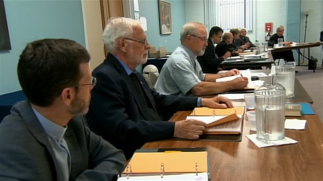 L'Assemblée des évêques catholiques du Québec en réunion plénière d'automne au sanctuaire Notre-Dame-du-Cap, à Trois-Rivières. L'Assemblée des évêques catholiques du Québec en réunion plénière d'automne au sanctuaire Notre-Dame-du-Cap, à Trois-Rivières.