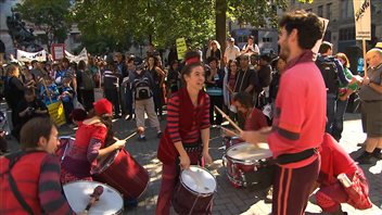 Manifestation contre la hausse des tarifs d'électricité Manifestation contre la hausse des tarifs d'électricité