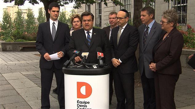Denis Coderre et son équipe Denis Coderre et son équipe