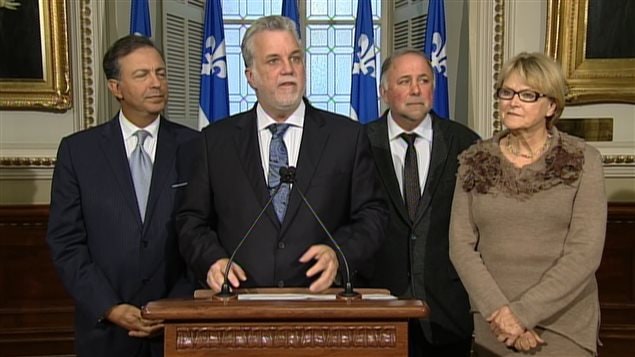 Le chef libéral Philippe Couillard Le chef libéral Philippe Couillard