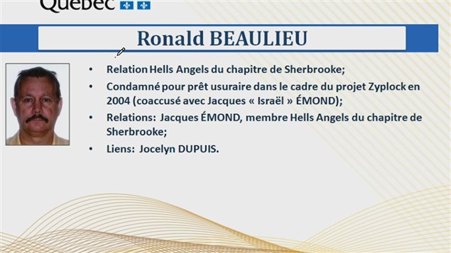 Fiche de Ronnie Beaulieu Fiche de Ronnie Beaulieu