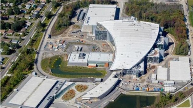 Les édifices du Centre de la sécurité des télécommunications et du Service canadien du renseignement de sécurité, en construction. Les édifices du Centre de la sécurité des télécommunications et du Service canadien du renseignement de sécurité, en construction.