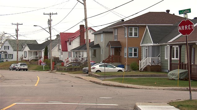 Quartier résidentiel à Baie-Comeau Quartier résidentiel à Baie-Comeau
