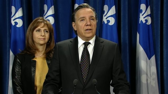Le chef de la CAQ, François Legault, et la députée caquiste de Montarville, Nathalie Roy, le 14 novembre, à Québec Le chef de la CAQ, François Legault, et la députée caquiste de Montarville, Nathalie Roy, le 14 novembre, à Québec
