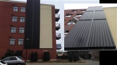L'une des réalisations de Martin Roy, un mur qui réchauffe l'air du Manoir Grand Moulin de Deux-Montagnes. L'une des réalisations de Martin Roy, un mur qui réchauffe l'air du Manoir Grand Moulin de Deux-Montagnes.