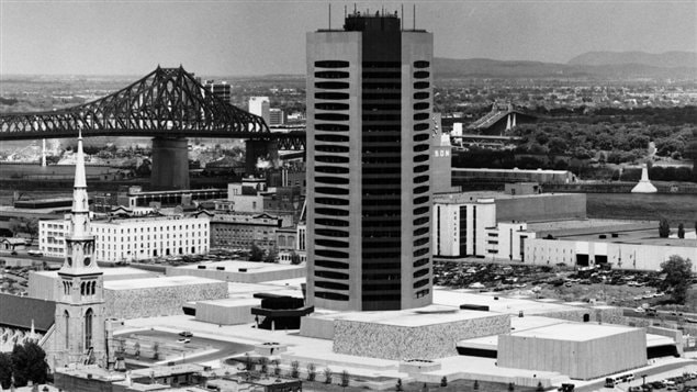 La Maison de Radio-Canada à Montréal en 1973 La Maison de Radio-Canada à Montréal en 1973
