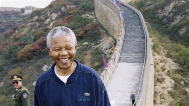 Mandela sur la muraille de Chine Mandela sur la muraille de Chine