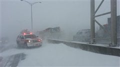 L'autoroute Dufferin-Montmorency a été fermée à la hauteur de François-de-Laval. L'autoroute Dufferin-Montmorency a été fermée à la hauteur de François-de-Laval.