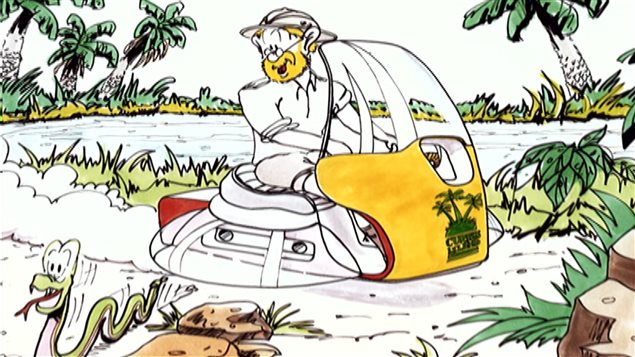 Un dessin des Aventures de Robinson Curiosité. Un dessin des Aventures de Robinson Curiosité.