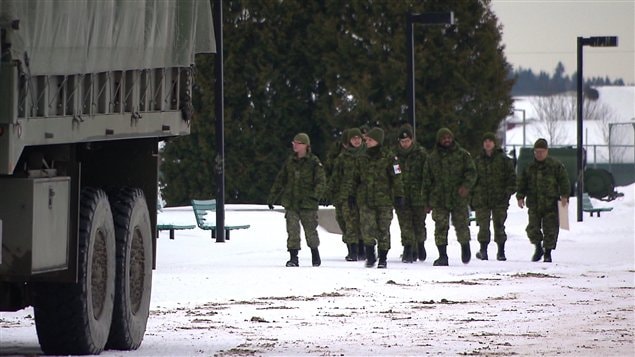 Des réservistes de l'armée canadienne à Rivière-du-Loup Des réservistes de l'armée canadienne à Rivière-du-Loup