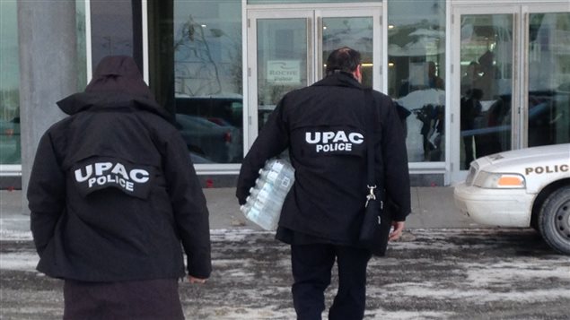 Perquisition de l'UPAC chez Roche Perquisition de l'UPAC chez Roche