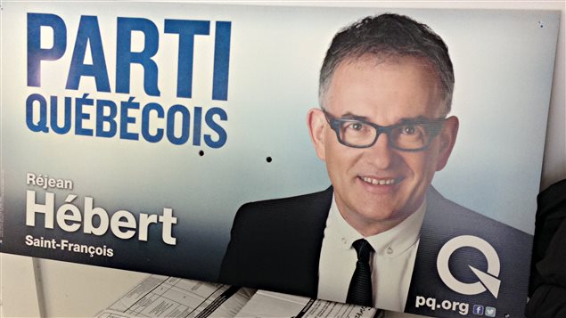 Le candidat dans Saint-François, Réjean Hébert Le candidat dans Saint-François, Réjean Hébert