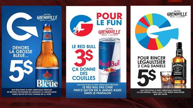 Les publicités du bar la P'tite grenouille Les publicités du bar la P'tite grenouille
