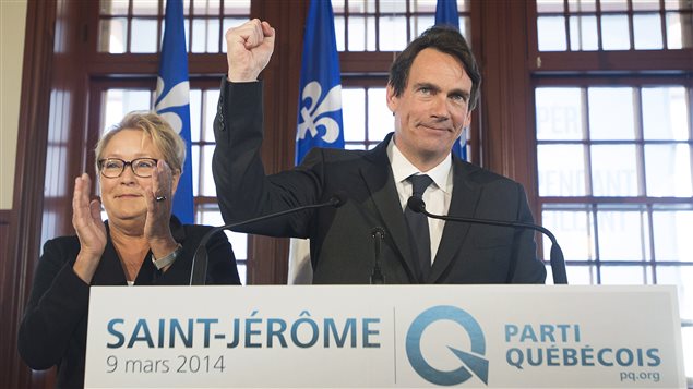 Pierre Karl Péladeau a fait une profession de foi souverainiste en conférence de presse à Saint-Jérôme. Pierre Karl Péladeau a fait une profession de foi souverainiste en conférence de presse à Saint-Jérôme.