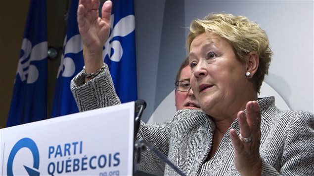 Pauline Marois à Québec, le 12 mars Pauline Marois à Québec, le 12 mars