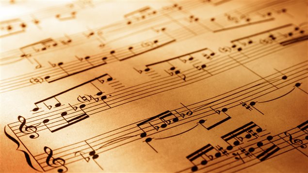 Une partition de musique Une partition de musique