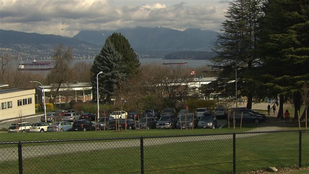 La vue du terrain de la garnison Jericho dans l'ouest de Vancouver. La vue du terrain de la garnison Jericho dans l'ouest de Vancouver.