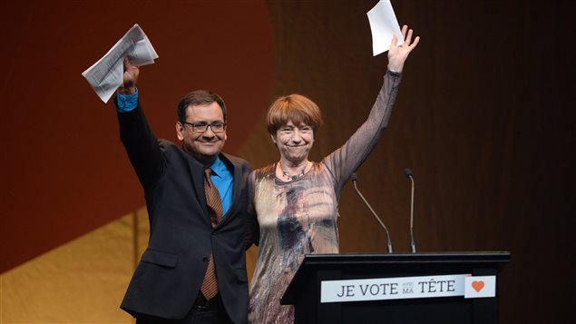 Andrés Fontecilla et Françoise David Andrés Fontecilla et Françoise David