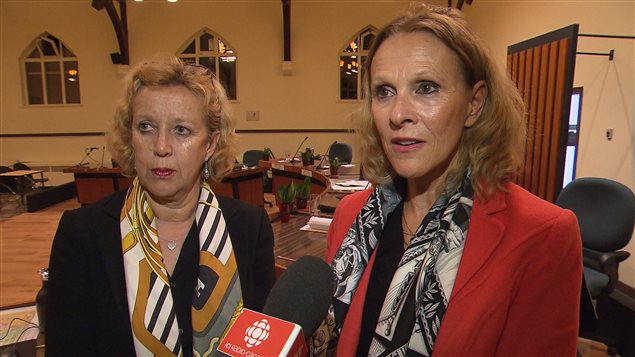 Les conseillères Lucie Cardyn et Jacqueline Gremaud Les conseillères Lucie Cardyn et Jacqueline Gremaud