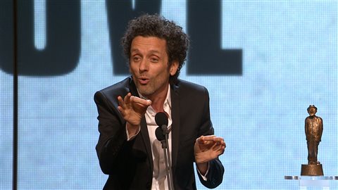 L'humoriste André Sauvé, au 16e Gala Les Olivier L'humoriste André Sauvé, au 16e Gala Les Olivier