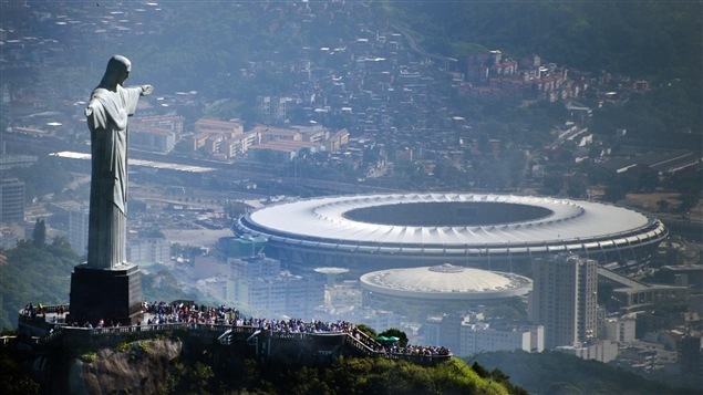 Le stade Maracana, vue d'en haut, à Rio de Janeiro Le stade Maracana, vue d'en haut, à Rio de Janeiro