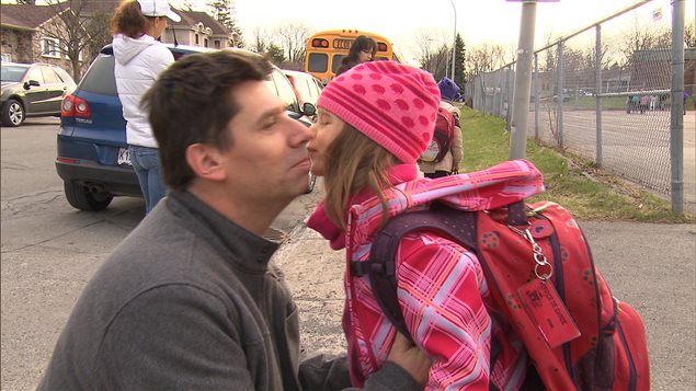 Sylvain Martel et sa fille, Yamila Sylvain Martel et sa fille, Yamila